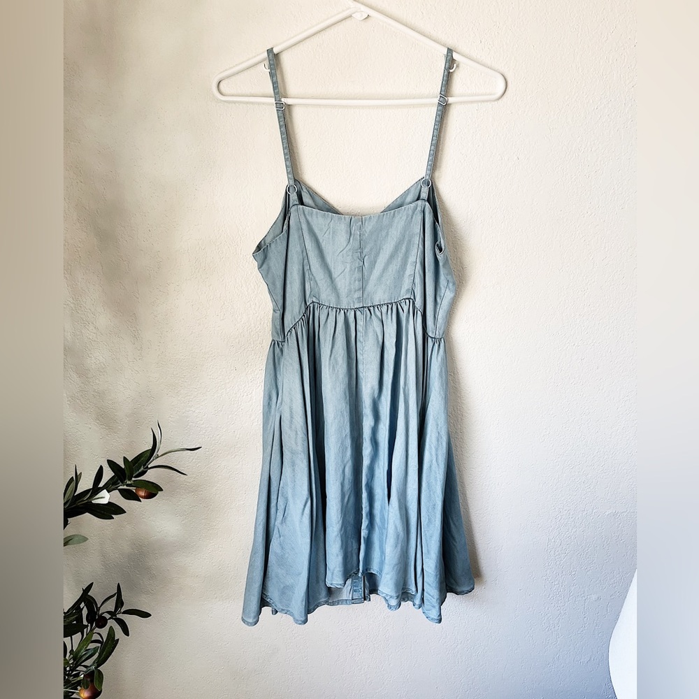 French Connection Shirred Button Down Mini Dress … - image 6